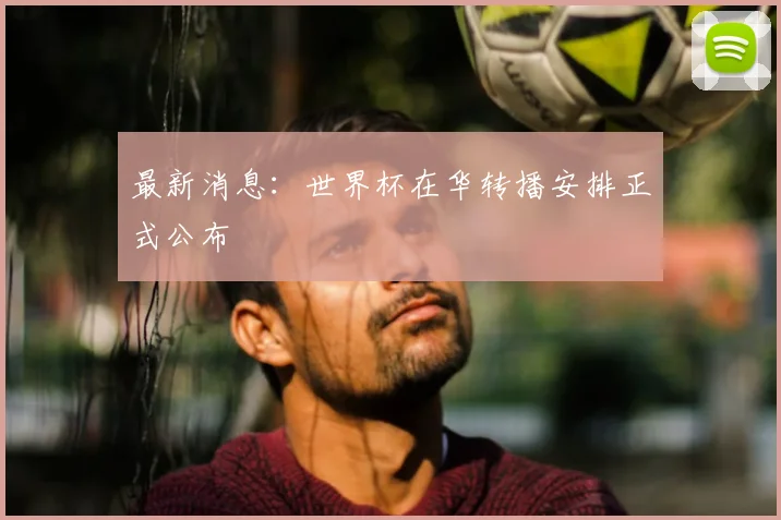 最新消息：世界杯在华转播安排正式公布